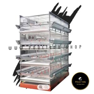 120 capacity H type battery cage